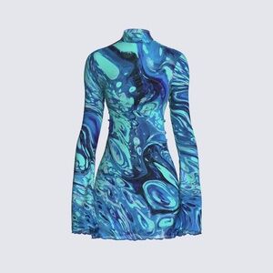 Finesse Dakota Abstract Mini Dress XL